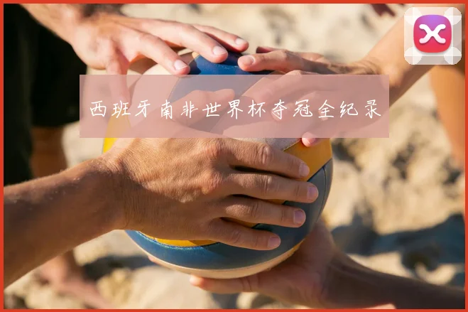 西班牙南非世界杯夺冠全纪录