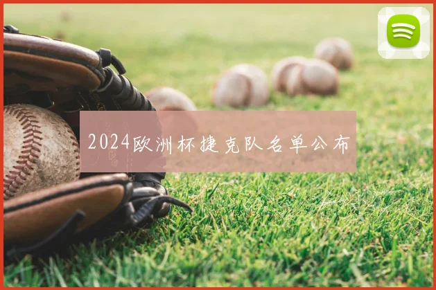 2024欧洲杯捷克队名单公布